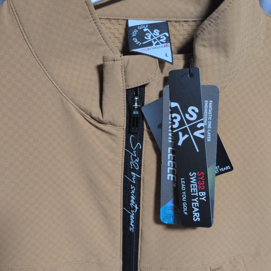 SY32:メンズ:Lサイズ:フルジップ ジャケット:キャメル色