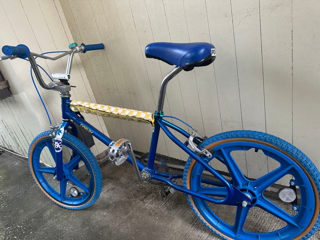 VOLT! BMX 20 キャンディブルー　wbaseチェッカー柄カバー付き