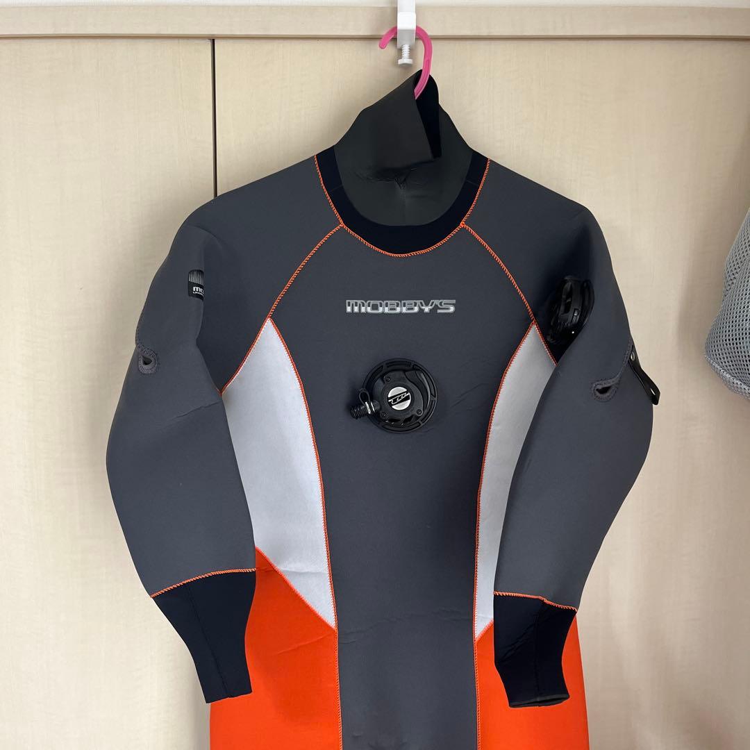 MOBBYSドライスーツ グレー・オレンジ