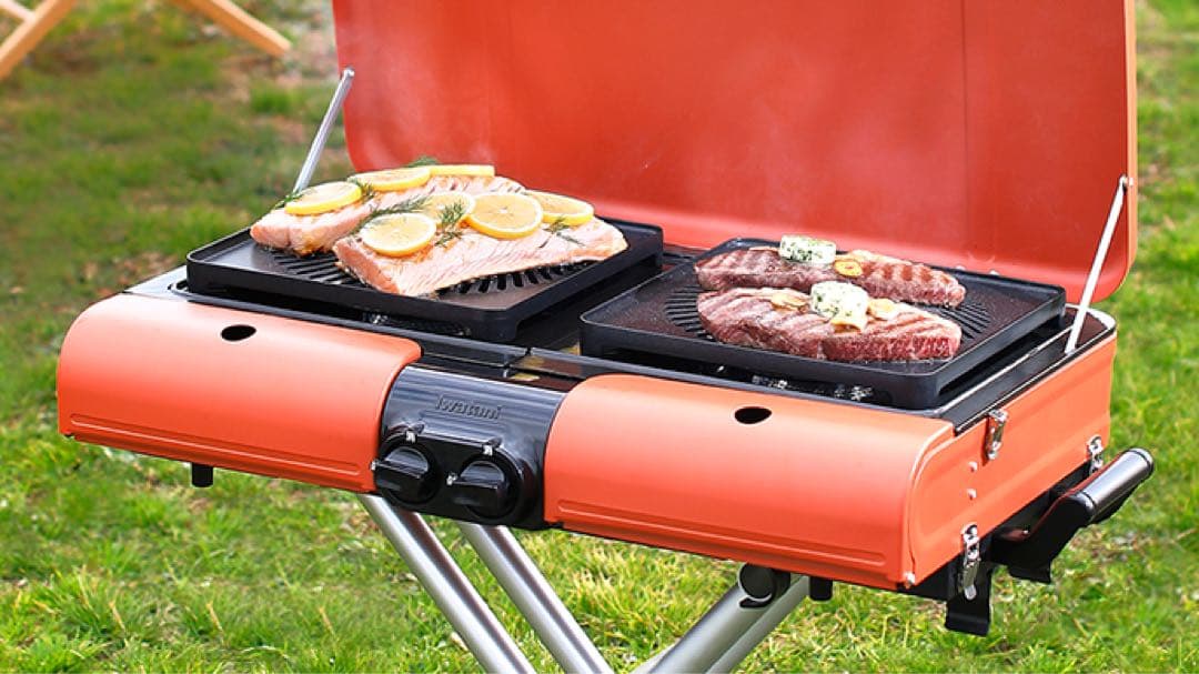 IWATANI カセットガススタンドBBQグリル グリルスター イワタニ