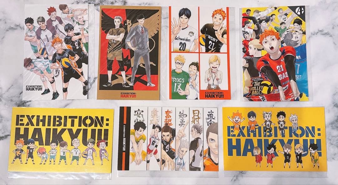 ハイキュー!!展 ポストカード 仙台会場 東京会場 描き下ろし 原作絵 古舘春一