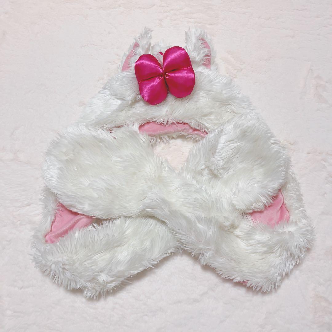 ディズニー マリーちゃんマフラーファンキャップ　値下げ可