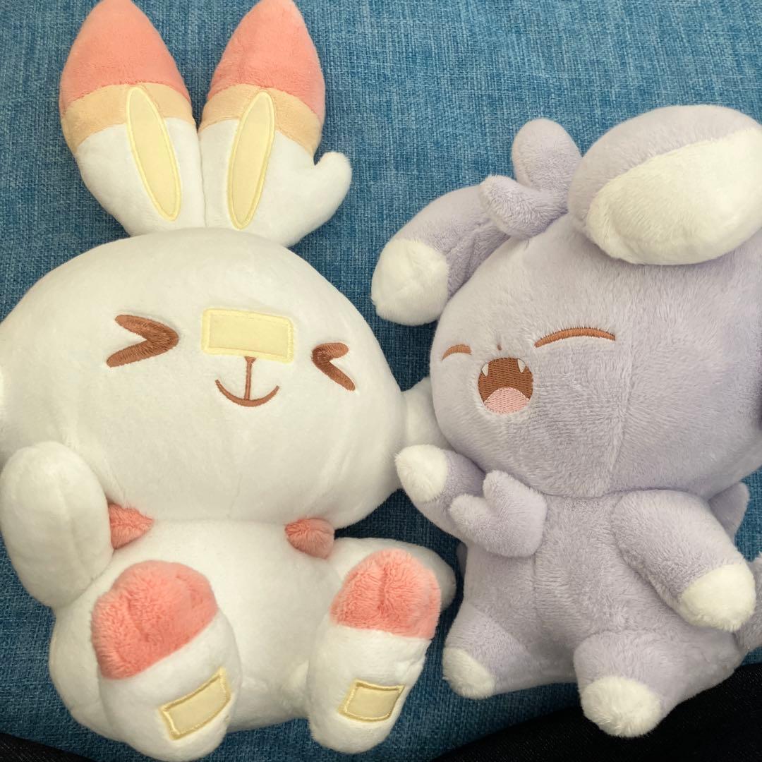 ポケピース　ヒバニー　ニャスパー　ぬいぐるみ