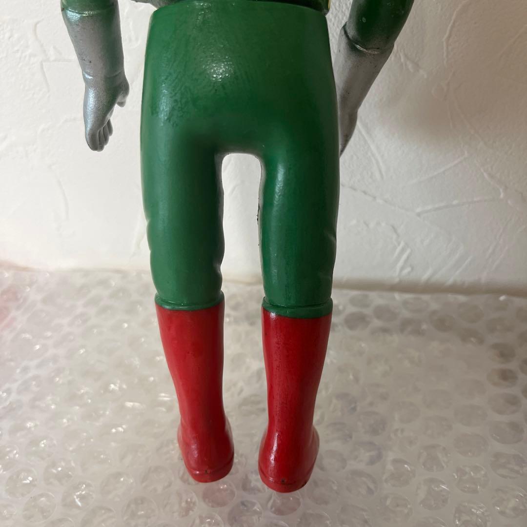 ⚠️レア　仮面ライダーV3 パチ　無版権　贋作　スタンダードサイズ　ソフビ　当時物