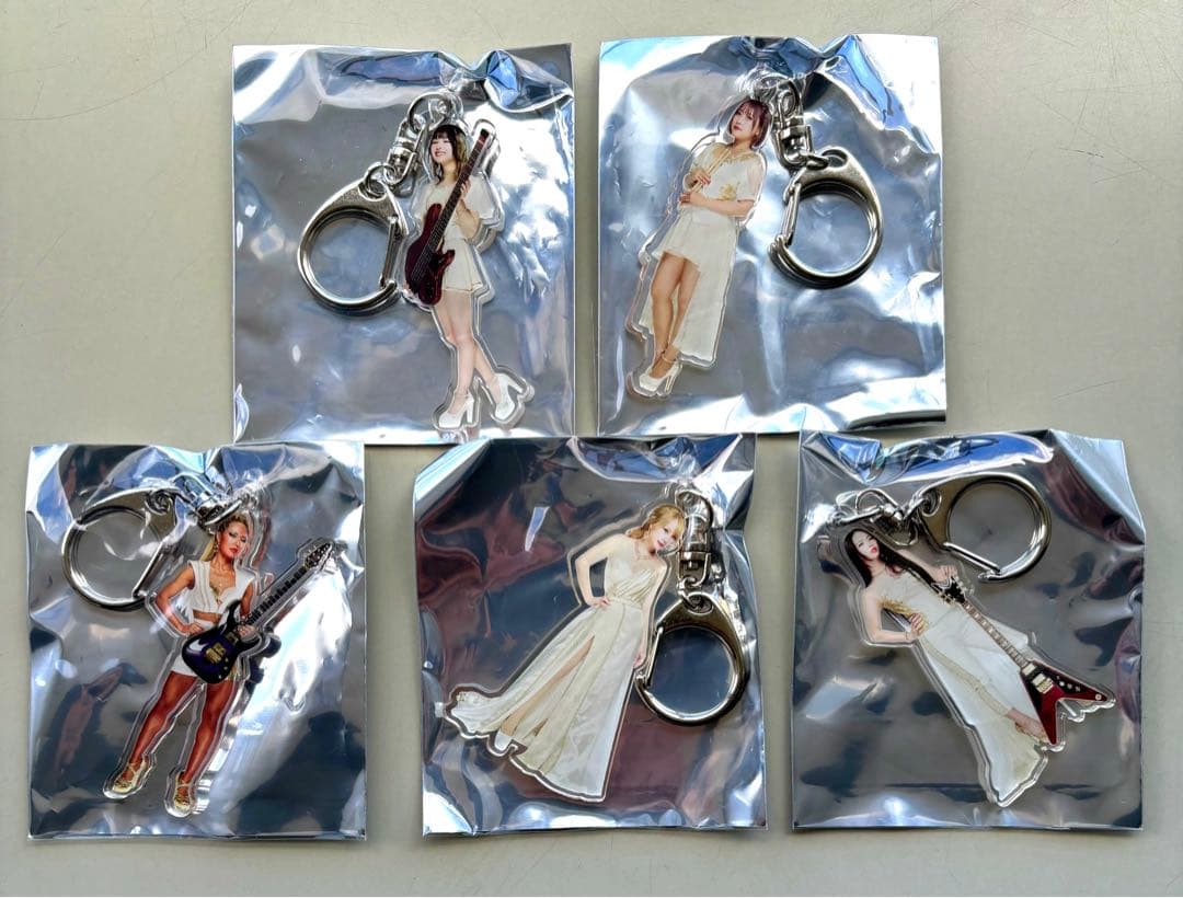 LOVEBITES アクリルキーホルダー 5個セットアクキージャッジ　ラヴバイツ