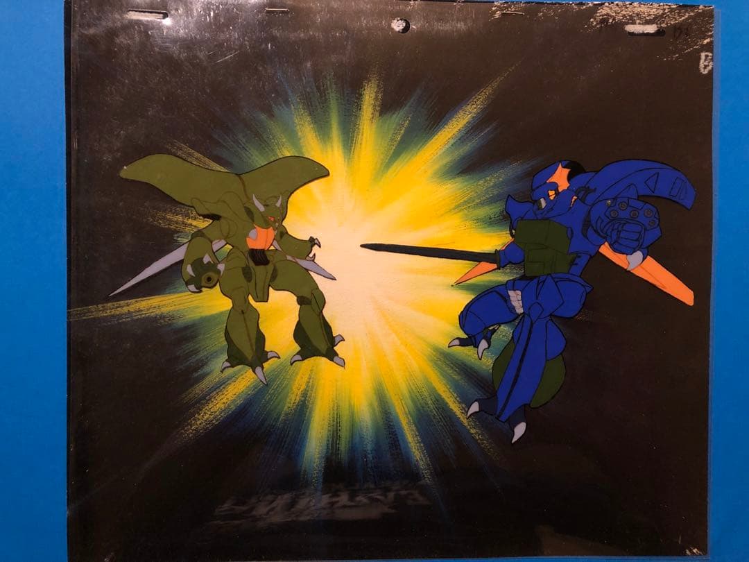 【当時モノ】 聖戦士ダンバイン セル画 背景セット アニメ ダンバイン