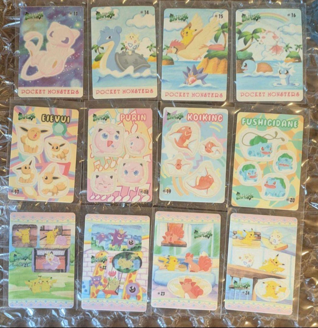 ポケモン　シールダス　ファンシーグラフィティ2　全12種類セット