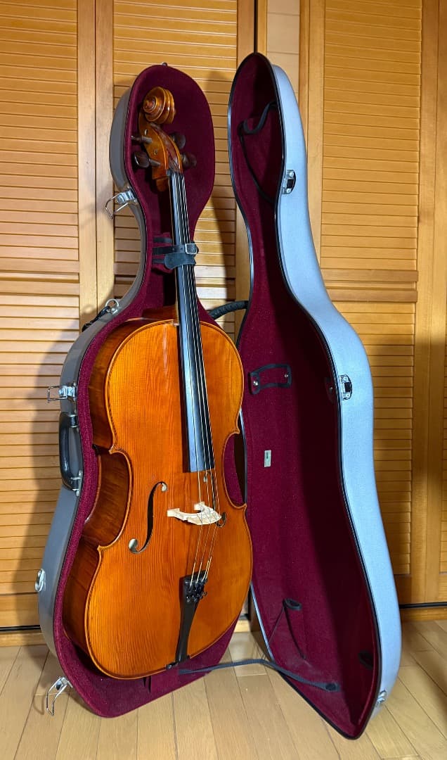 Klaus Heffler No.3 Cello 4/4 2010とハードケース