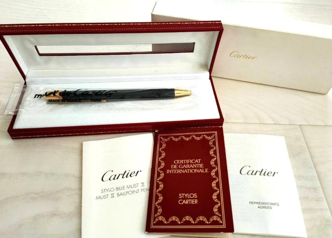 新品未使用 カルティエ　マスト　ドゥ　カルティエ　ボールペン Cartier