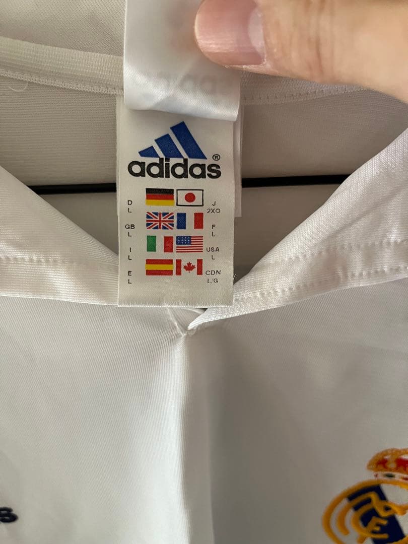 サッカー　adidas レアルマドリード 記念　長袖　ユニフォーム　ラウール