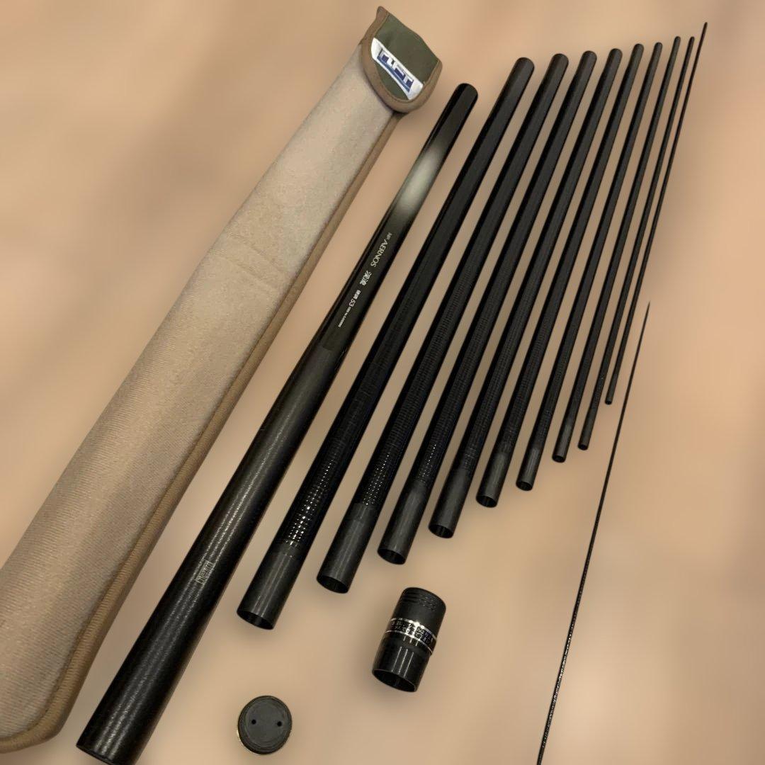 ※専用品※渓流竿 ＮＦＴ エアノス 渓流 硬調 53 シマノ のべ竿