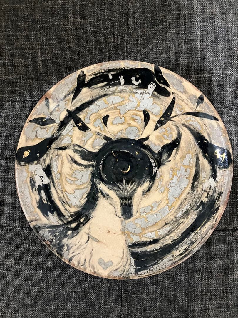 MAJO 絵皿　陶器