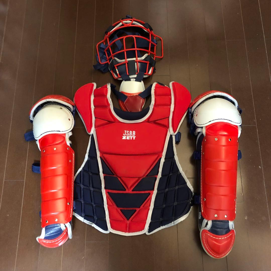 ZETT JSBB キャッチャー用プロテクター一式