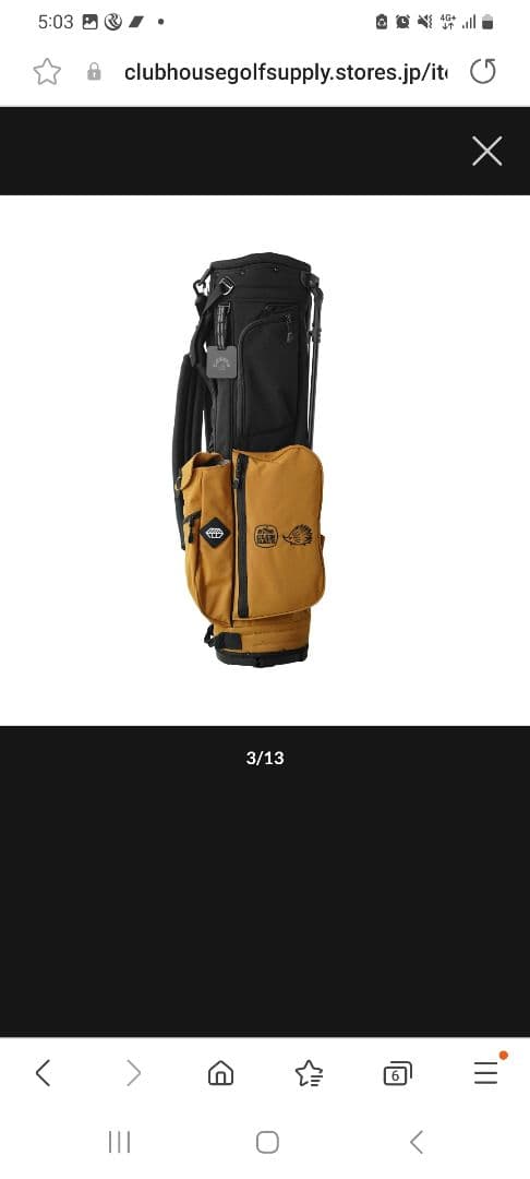 クラブハウス　CLUBHAUS×JONESキャディバック