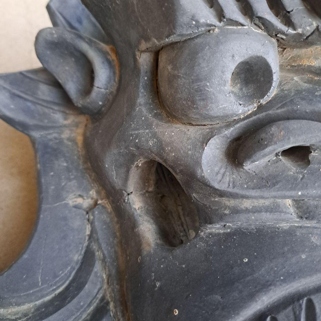 鬼瓦　魔よけ　年代物