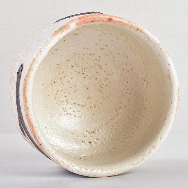 茶道具　人間国宝　荒川豊蔵作　絵志野　茶碗　銘二人静　鵬雲斎極め箱　MR9320