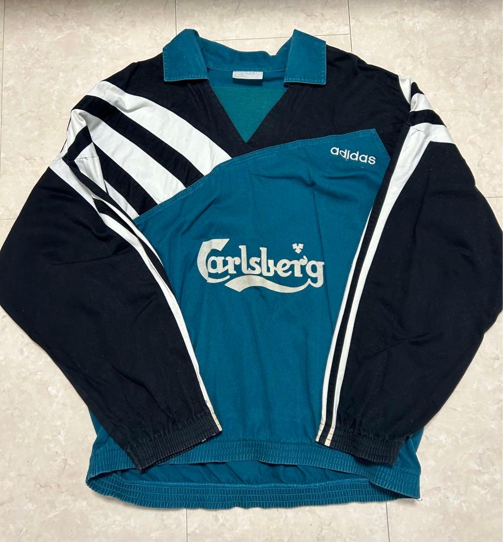 リヴァプール コットンプルオーバー adidas エンブレムなし アディダス