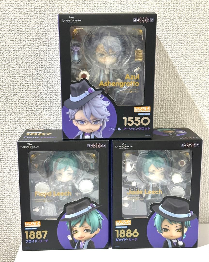 ツイステ ねんどろいど オクタヴィネル アズール フロイド ジェイド おまけ付