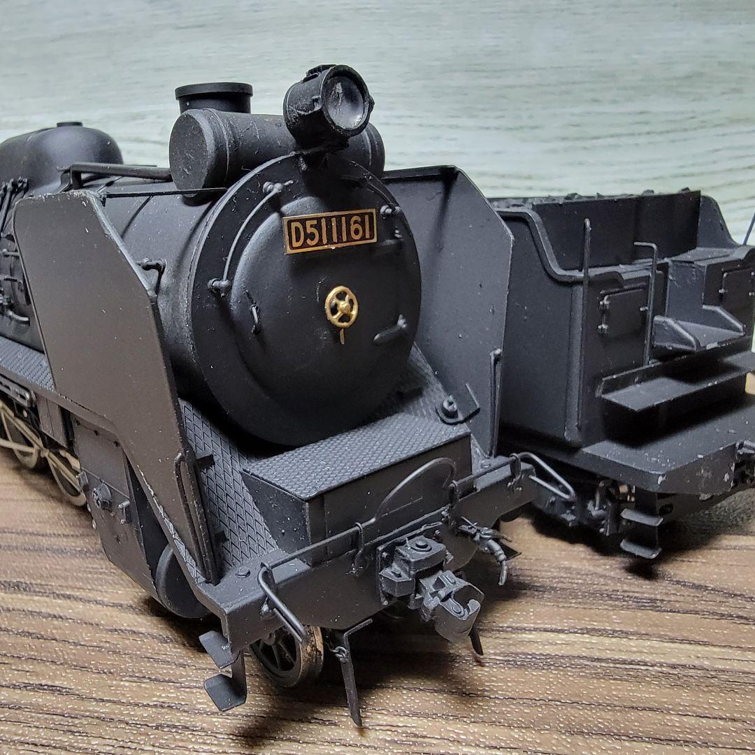 蒸気機関車　D51
42分の1
金属製模型　完成品
