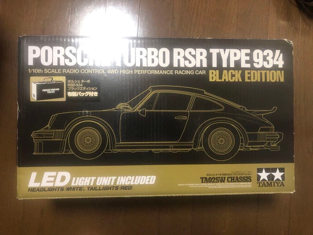 タミヤ　1/10 RC ポルシェ ターボ　RSR 934 ブラックエディション