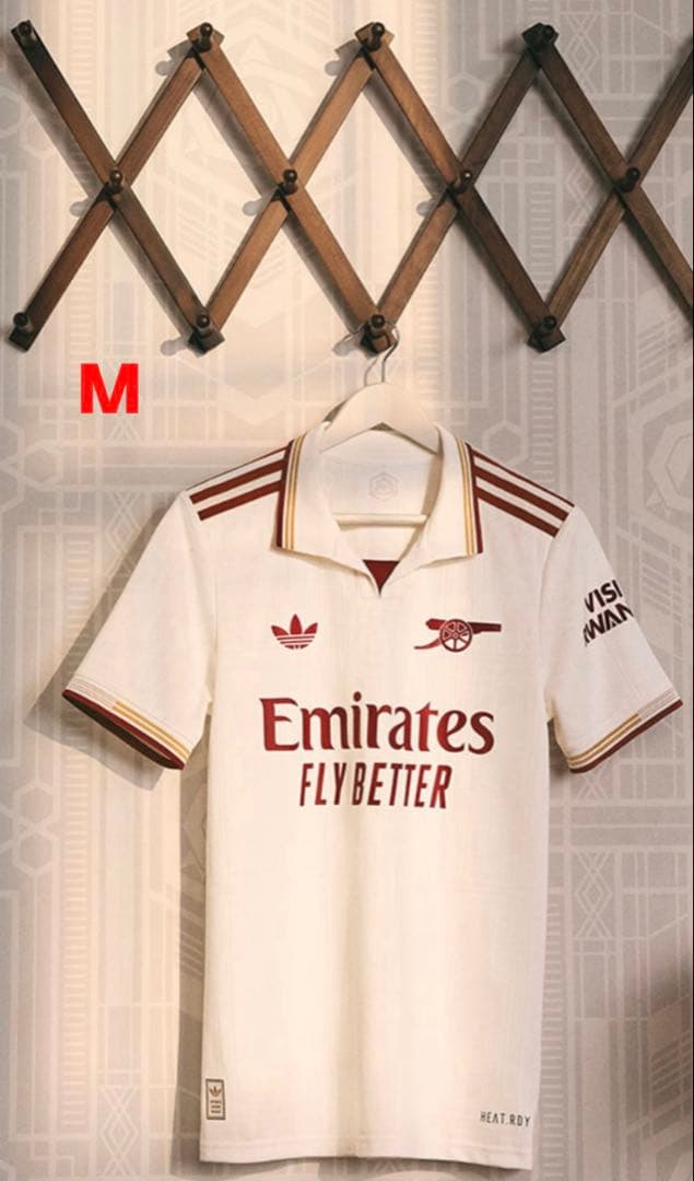 25-26 アーセナル　アディダス　半袖3rdユニフォーム　正規品　新品　M