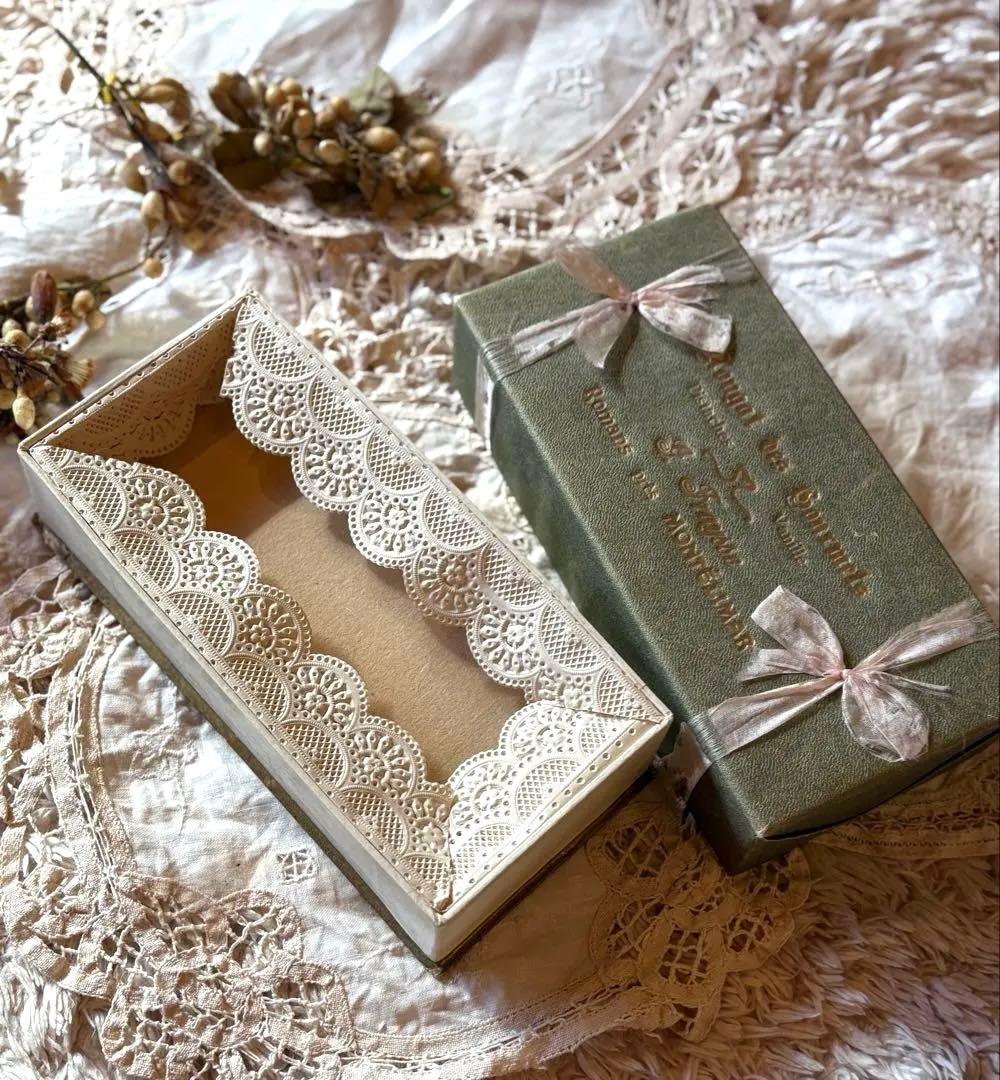 ★SALE★フランス　アンティーク　お菓子箱　プレゼンテーションボックス