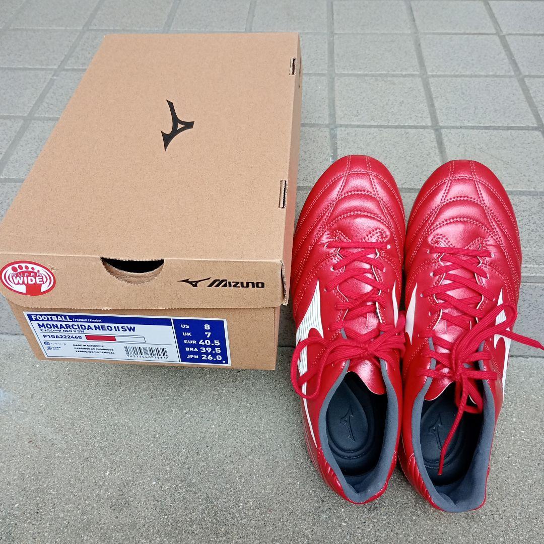 ミズノ モナルシーダSW 26.0cm レッド