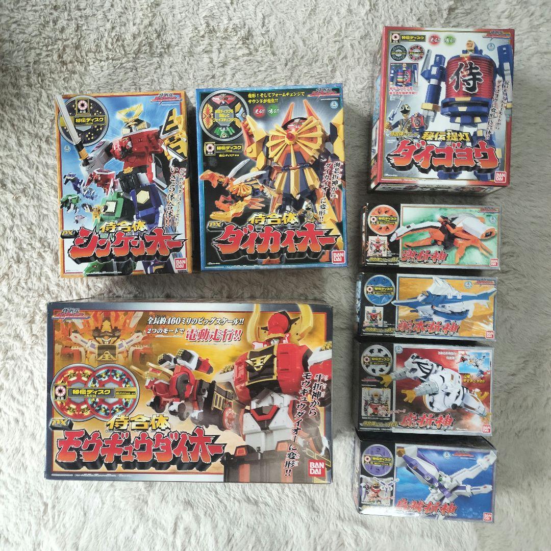 【未開封品】侍戦隊シンケンジャー 戦隊ロボ 8種類セット