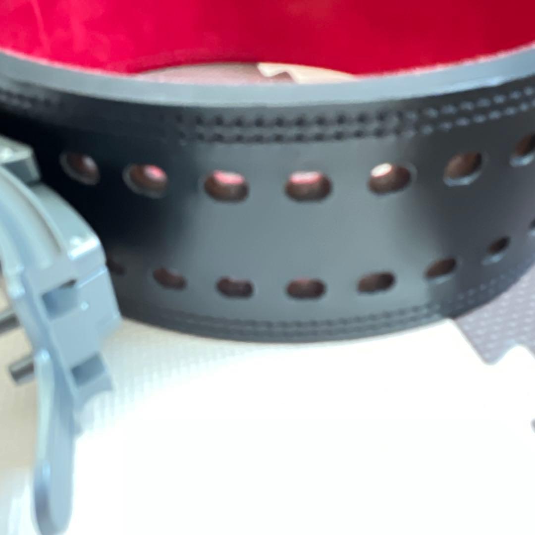 SBD パワーベルト 13mm 黒/赤 サイズM