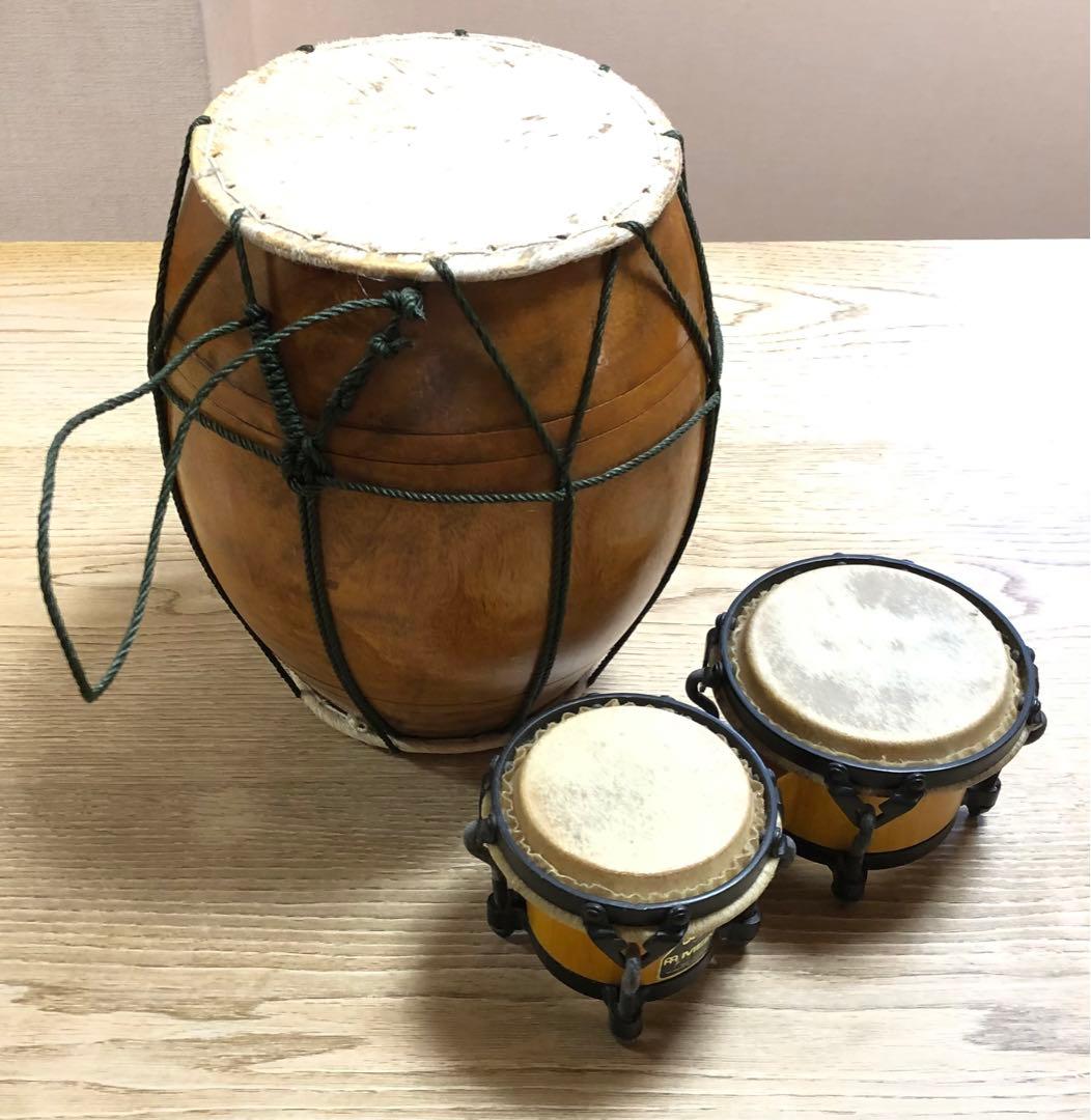 MEINL ボンゴ（片面） ＋ ルンウォン（両面）まとめて