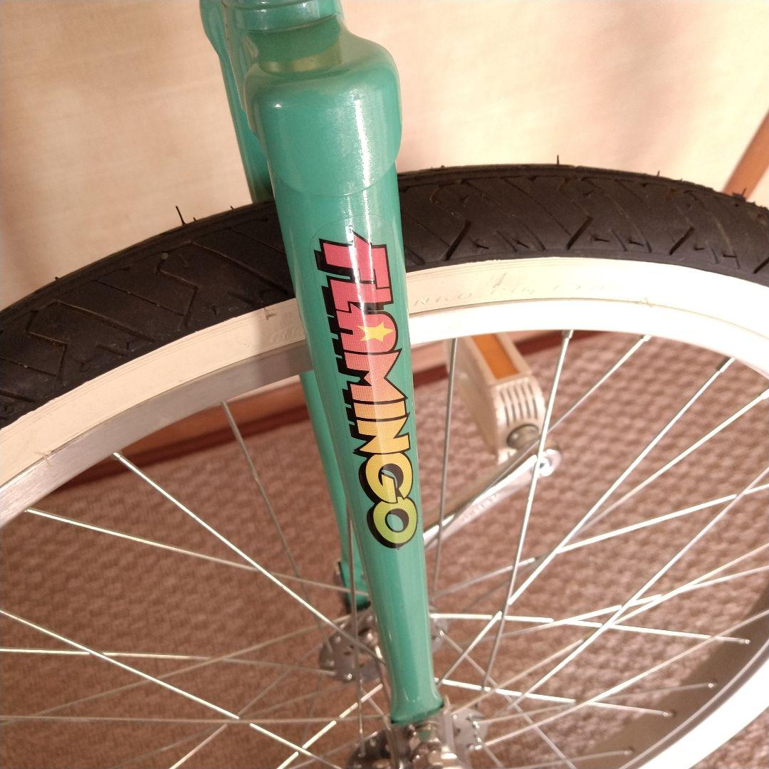 ミヤタ　フラミンゴ　一輪車　グリーン　24インチ
