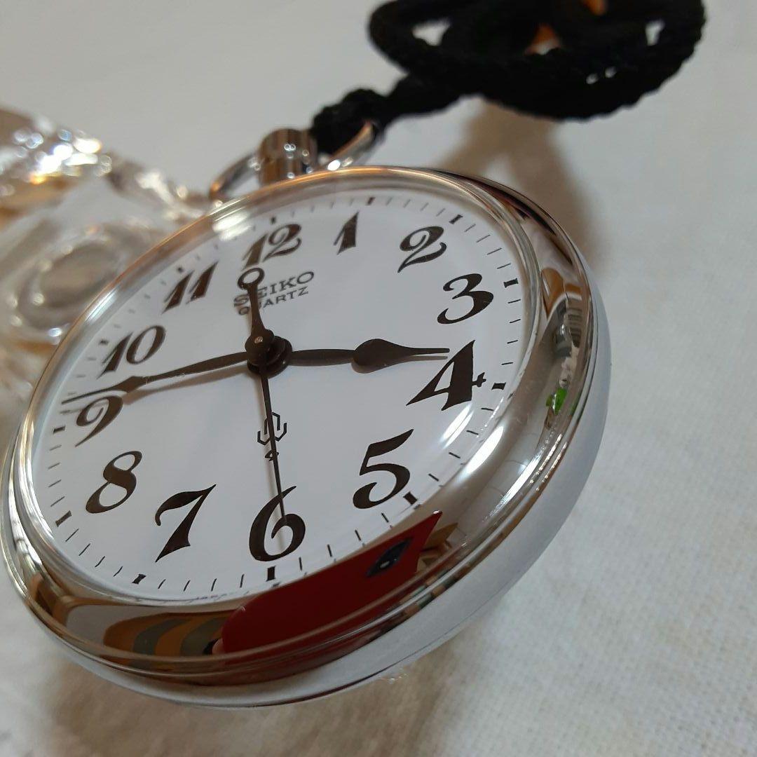 稼働美品 SEIKO 懐中時計 長浜・大垣間開業100周年記念7550−0010