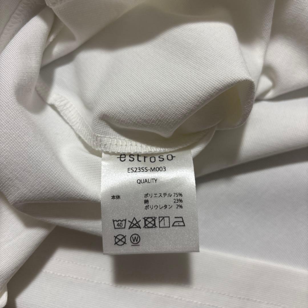 ホワイト 半袖シャツ estroso
