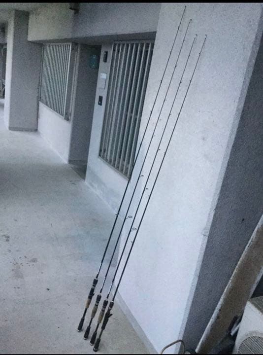 ★メジャークラフト バスパラ他 バスロッド4本セット！引き取り限定