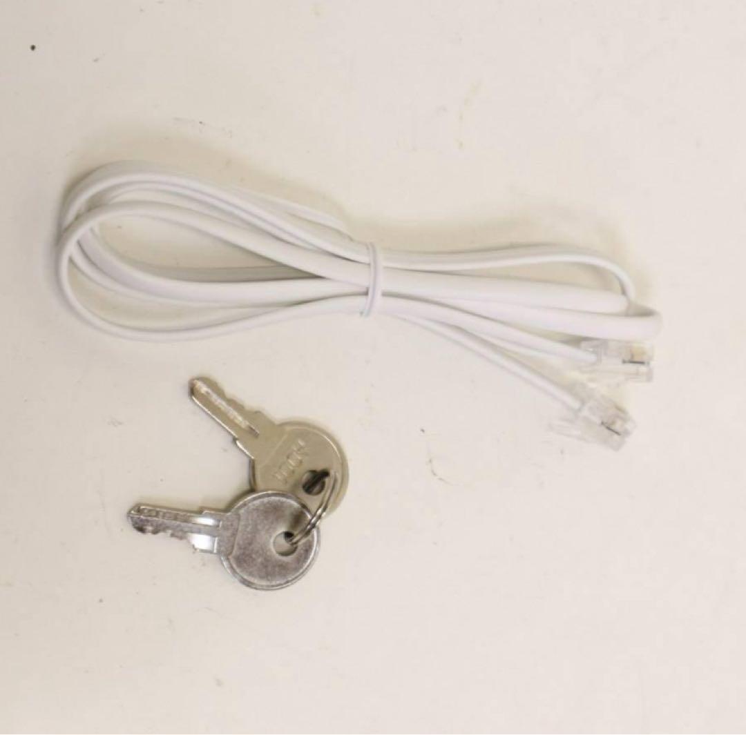 5台中の2台 未使用 NUSRATS 自動＆手動兼用 キャッシュドロア 白 小型