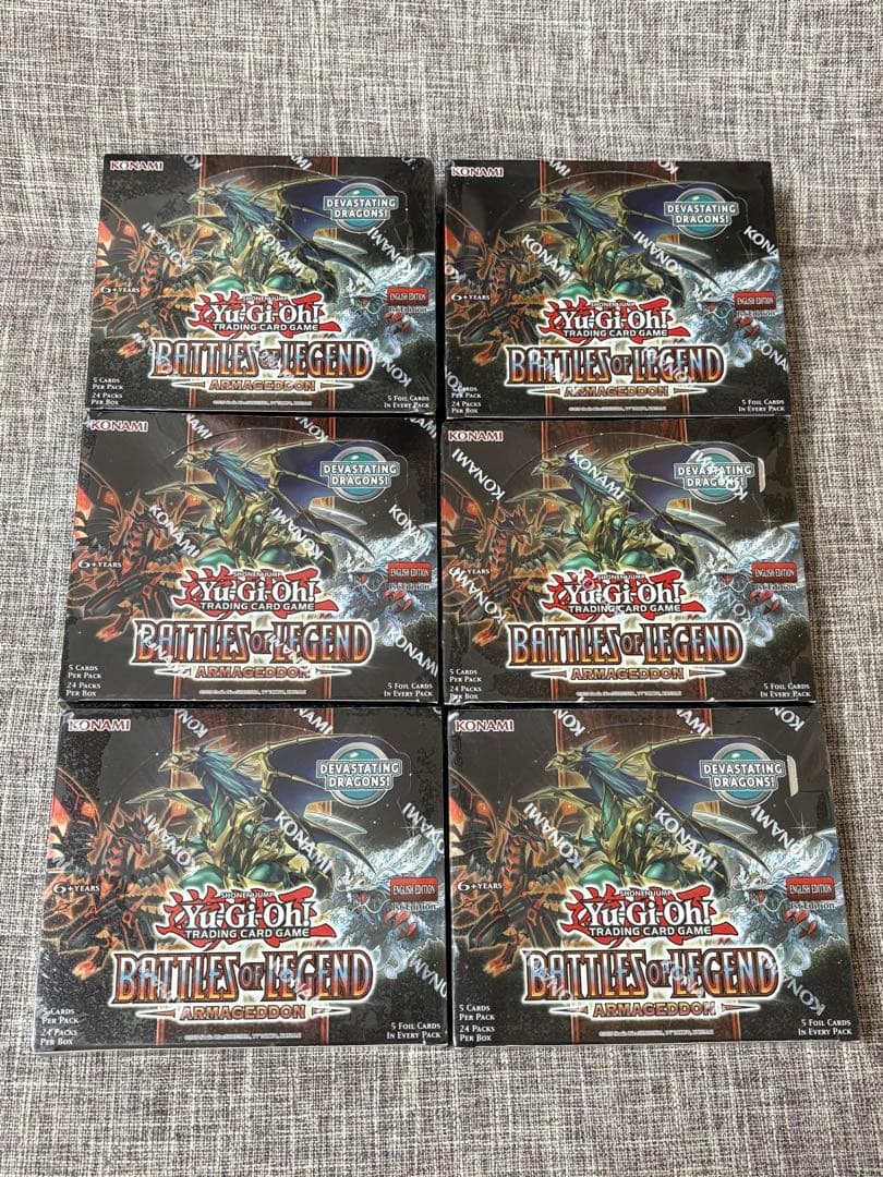 遊戯王 英語 北米Battles of Legend Armageddon 6箱