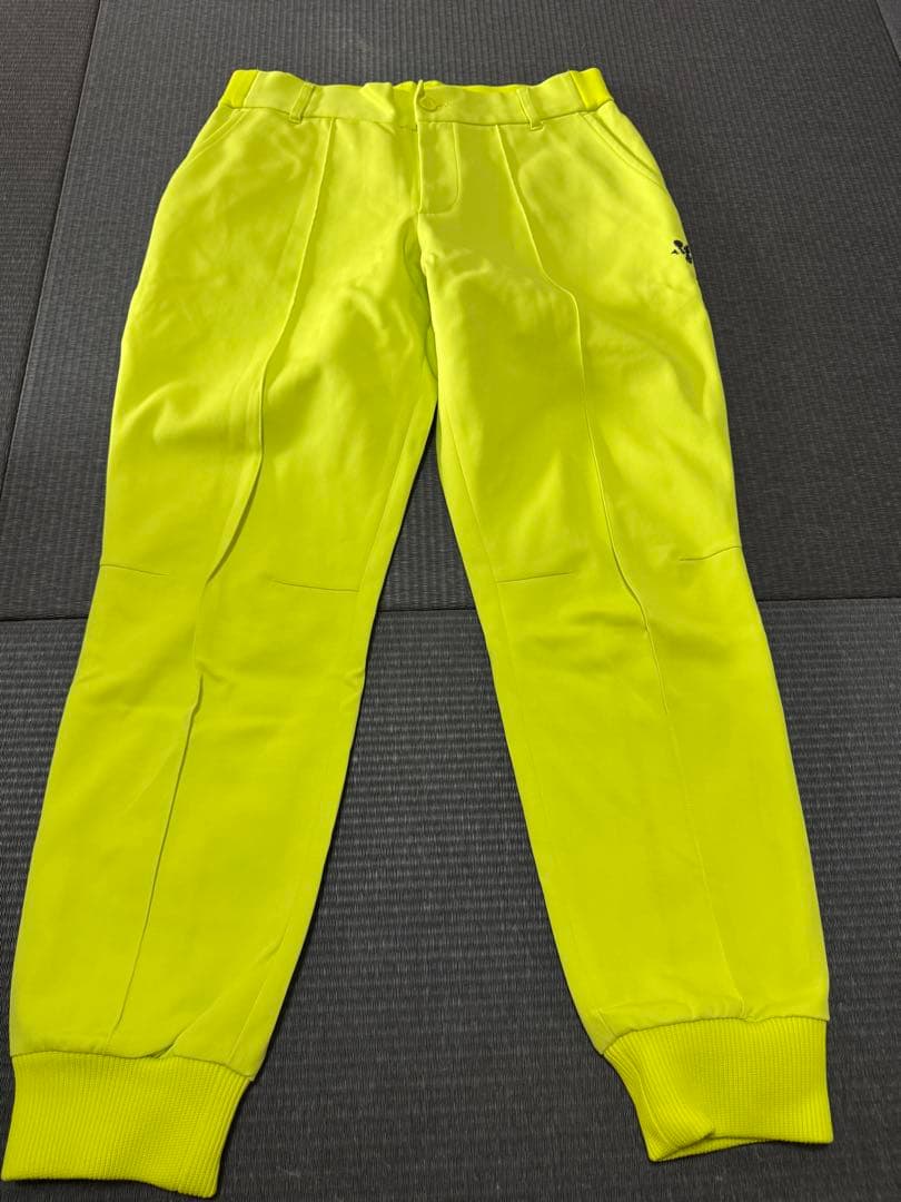 8 YARDS 蛍光イエロー メンズパンツ L