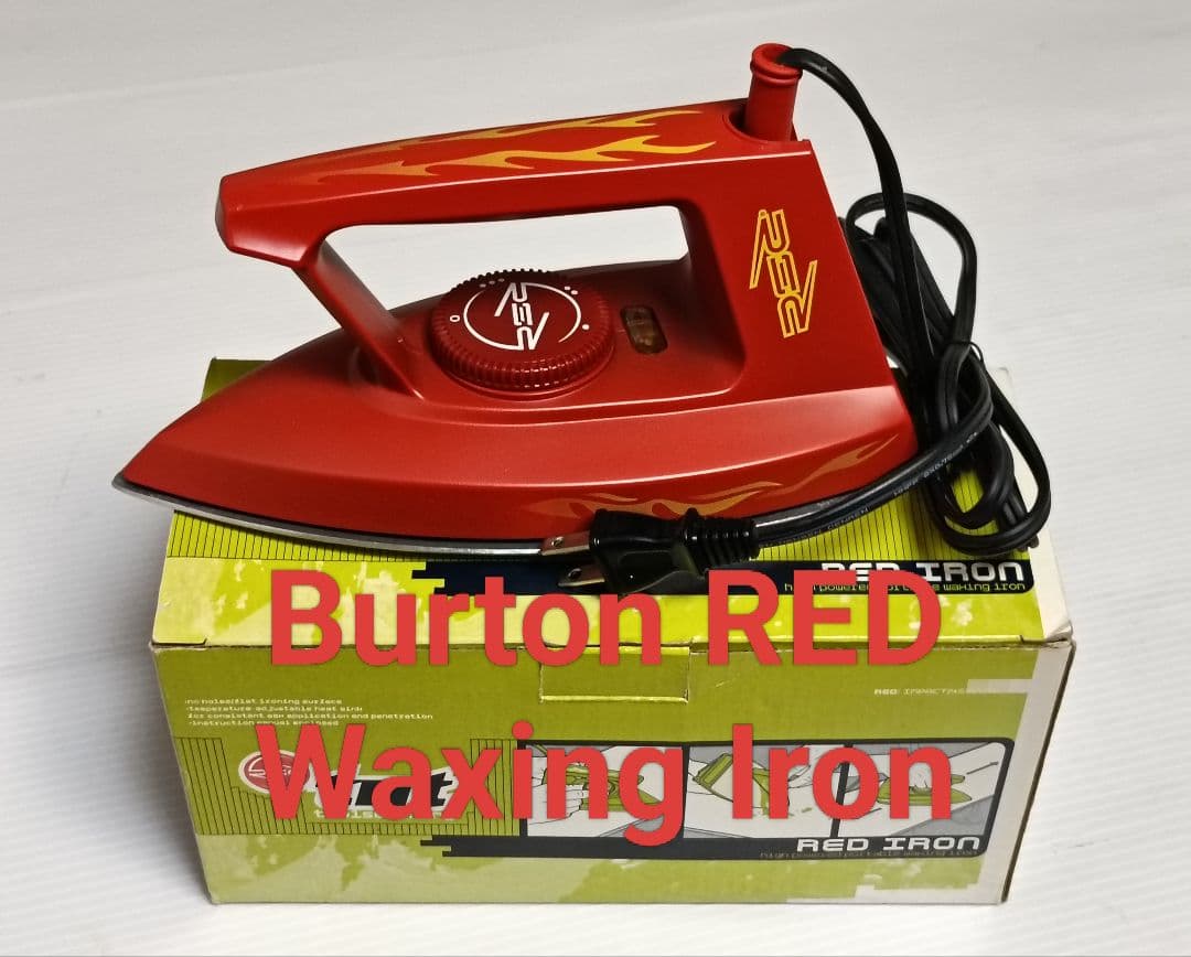 未使用 Burton RED Waxing Iron 　P3