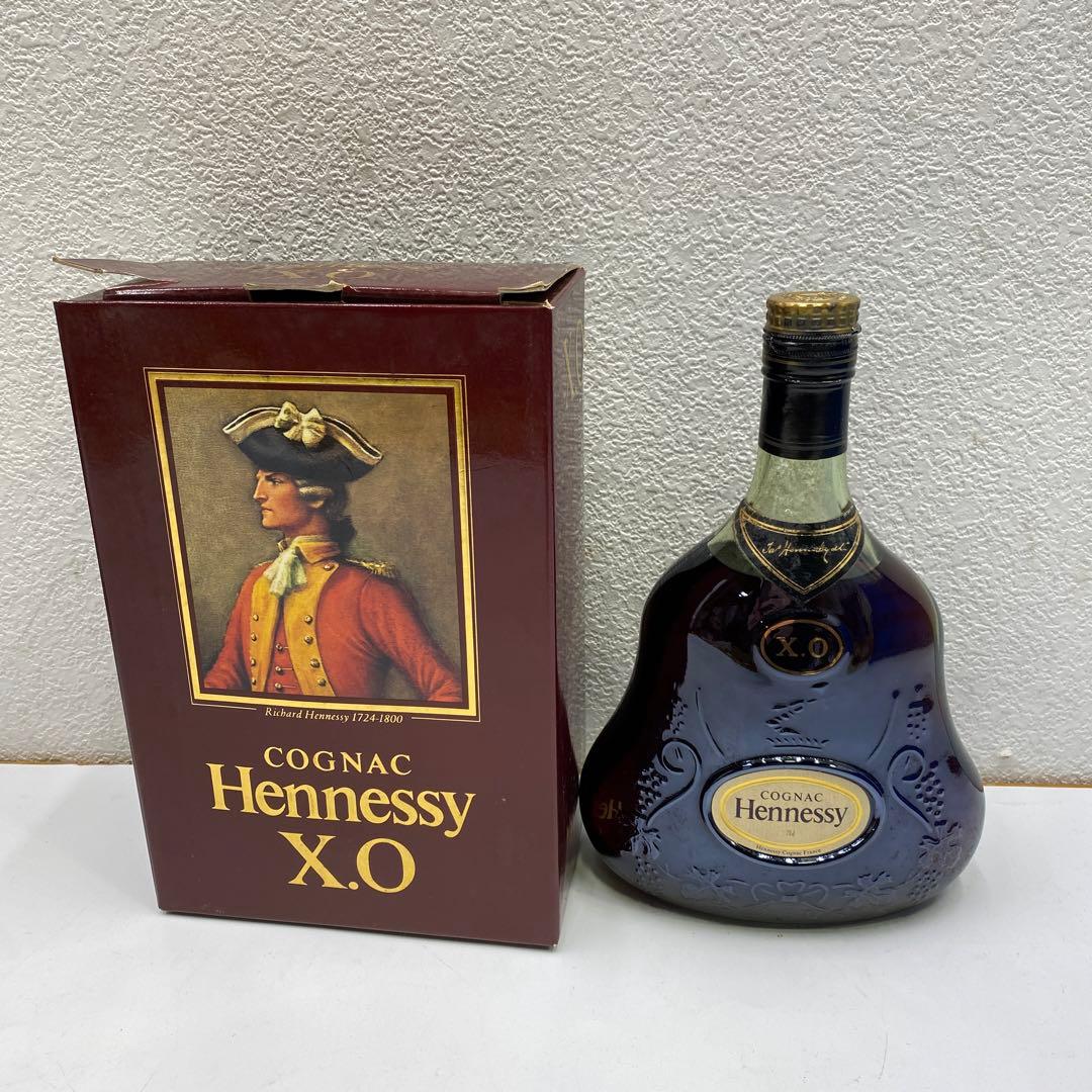 未開栓 Hennessy X.O ヘネシー 700ml 金キャップ クリアボトル