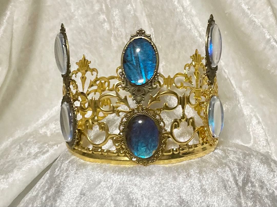 モルフォ蝶 クラウン ティアラ 王冠 アンティーク ヴィンテージ 調
