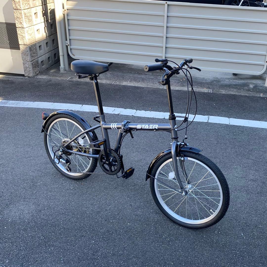 【2025年10月購入】STAIR 20インチ折りたたみ自転車 シマノ 使用2回