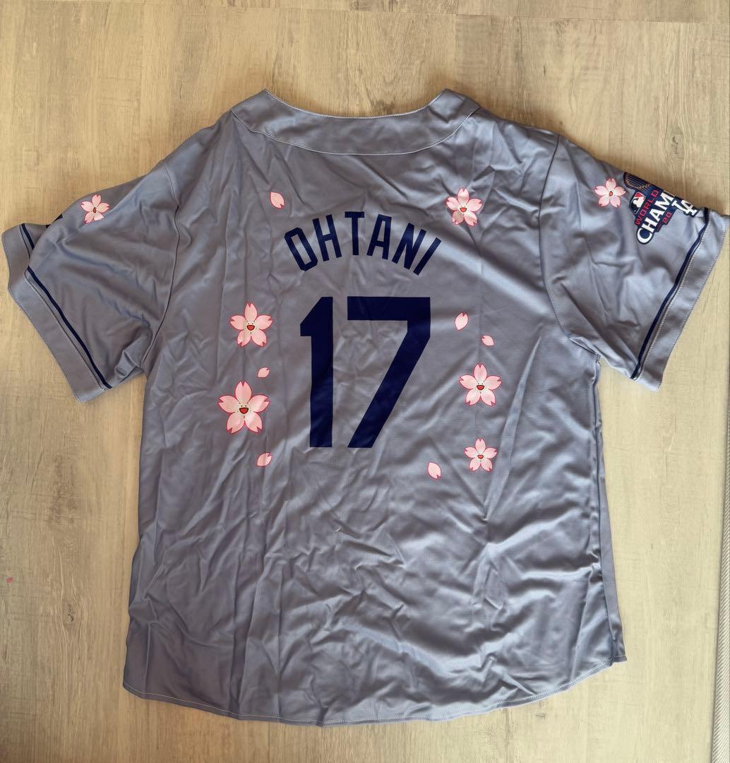OHTANI 17 桜柄 ユニフォーム
