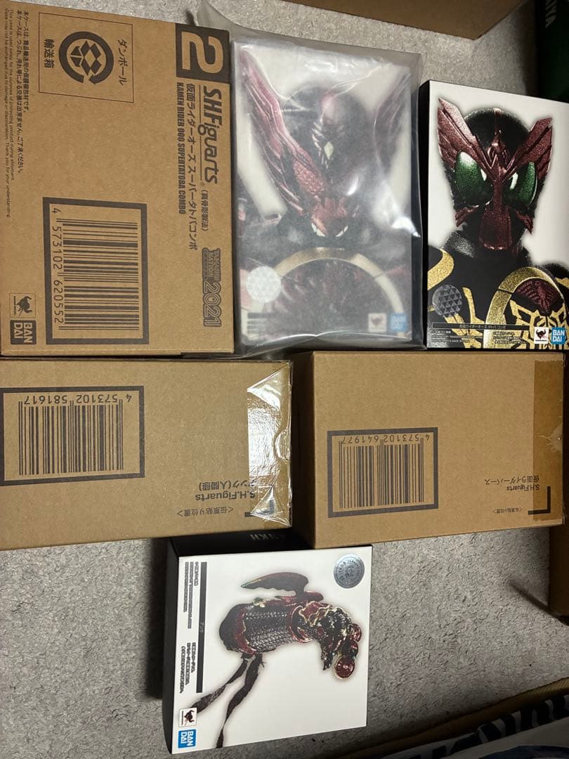 【中古】S.H.Figuarts（真骨彫製法） 仮面ライダーオーズ 6体セット
