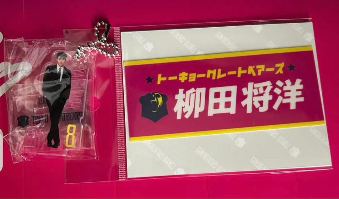 柳田将洋 ベアガチャ 2024-25 スーツver. エターナルステッカー