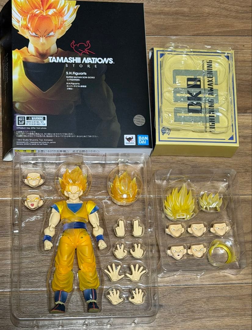 S.H.Figuarts 孫悟空スパーサイヤ人2 +カスタムヘッドパーツ セット