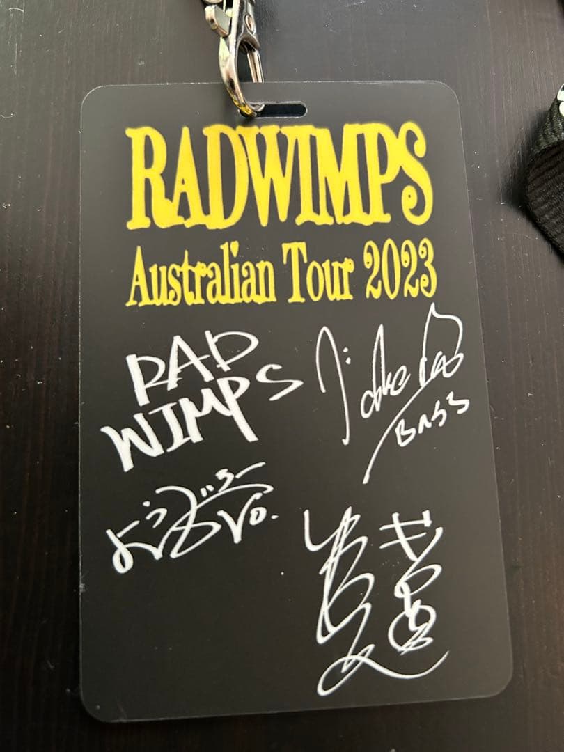 RADWIMPS Australian Tour 2023 VIPパス 希少