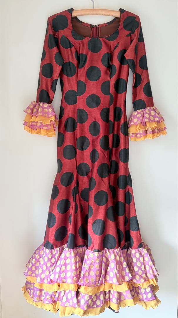 SONIA JOHNES ソニア・ジョーンズ　フラメンコ衣装　ワンピース　水玉