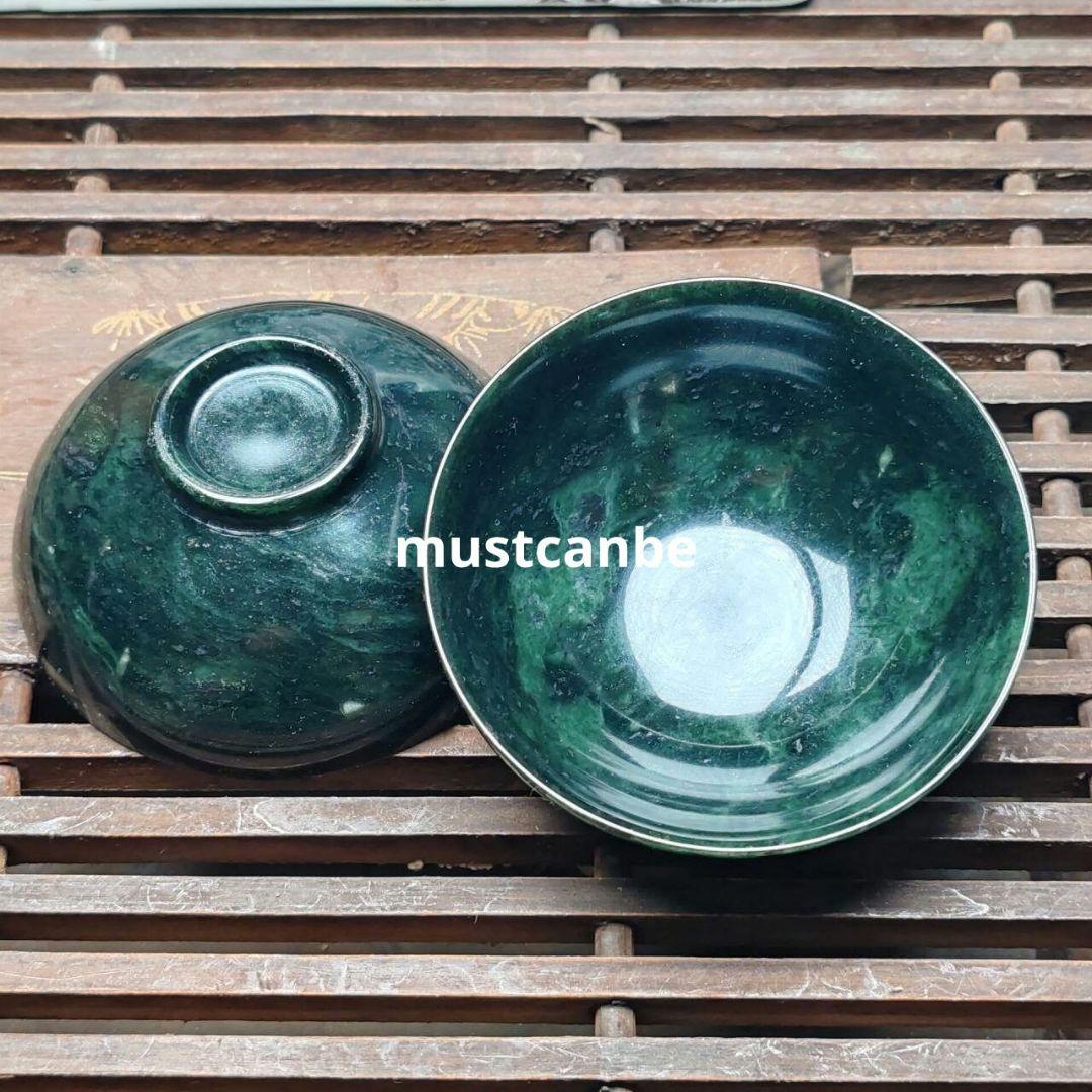 天然薬王石湯飲み 薬王石禅杯新品 2つ