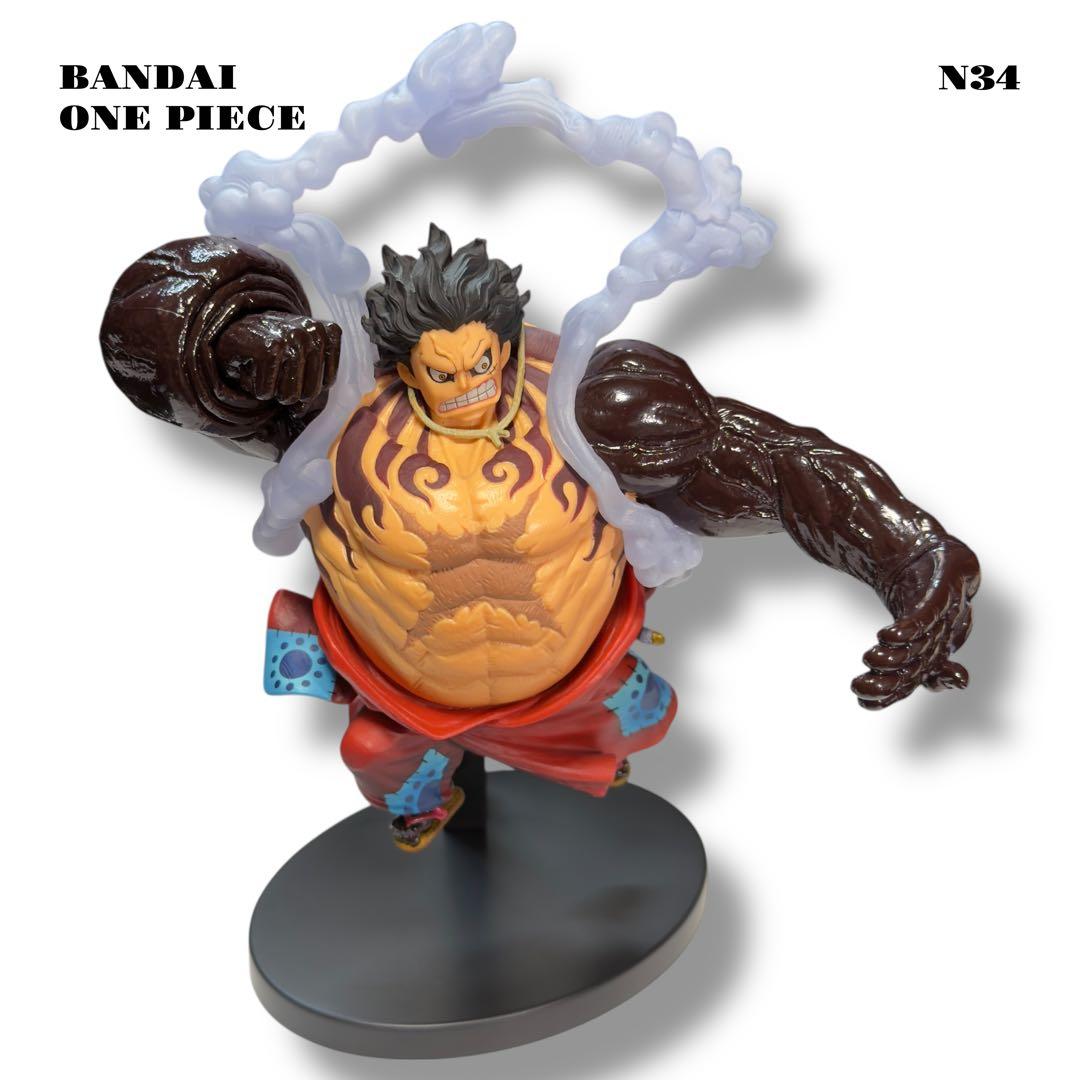 人気品！ BANDAI ONE PIECE フィギュア ルフィ バウンドマン 4