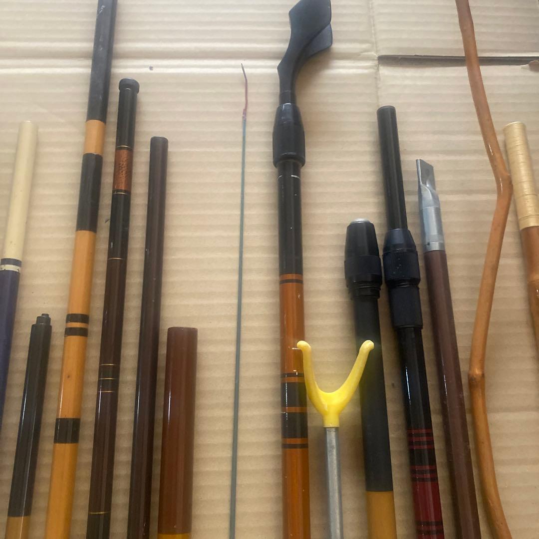 ヘラブナ竿.竿掛セット 多数